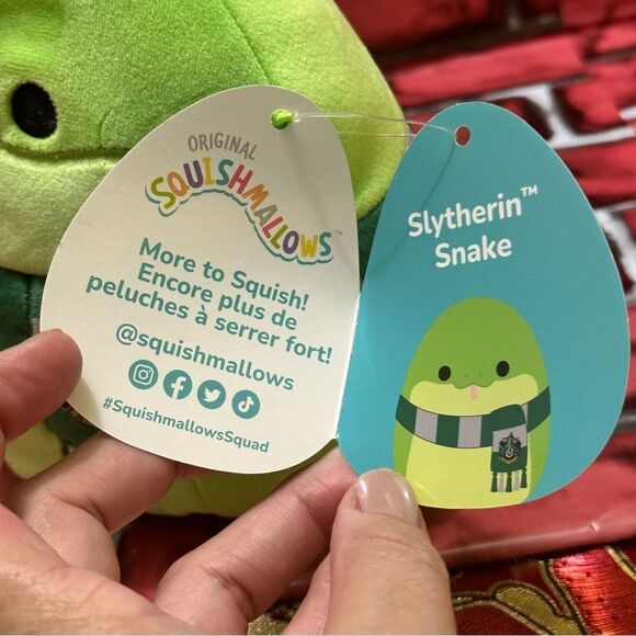 Squishmallows Harry Potter SLYTHERIN SNAKE plush toy - Picture 4 of 7